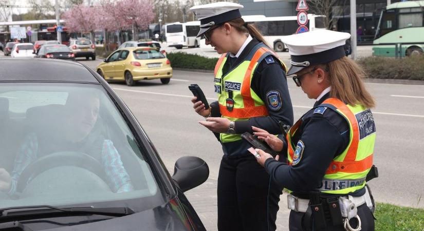 Irgalmatlanul sok szabálysértő autós ellen kellett intézkednie a rendőröknek Kaposváron