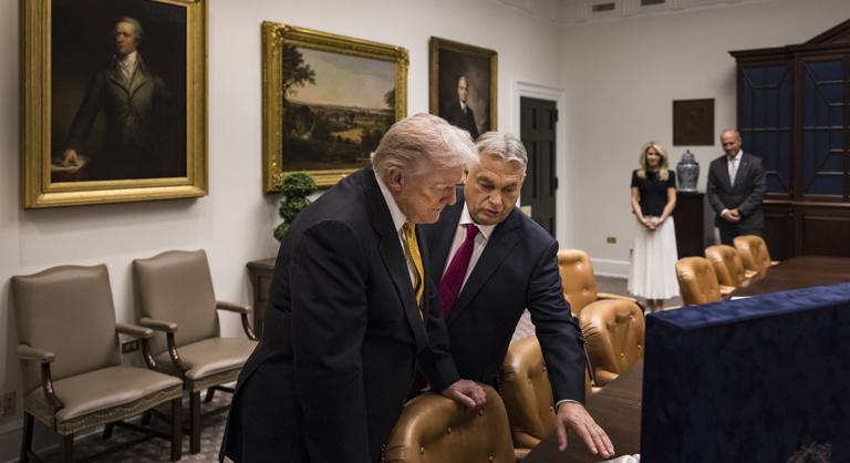 Donald Trumpot érezhetően meglepte Orbán Viktor váratlan kijelentése