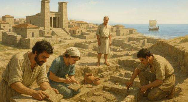 Ugarit, a tengerparti város, ahol az ábécé született