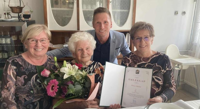 Hite és a Jóisten segítségével jutott el 90. életévéig – Őt köszöntötték Vasboldogasszonyban