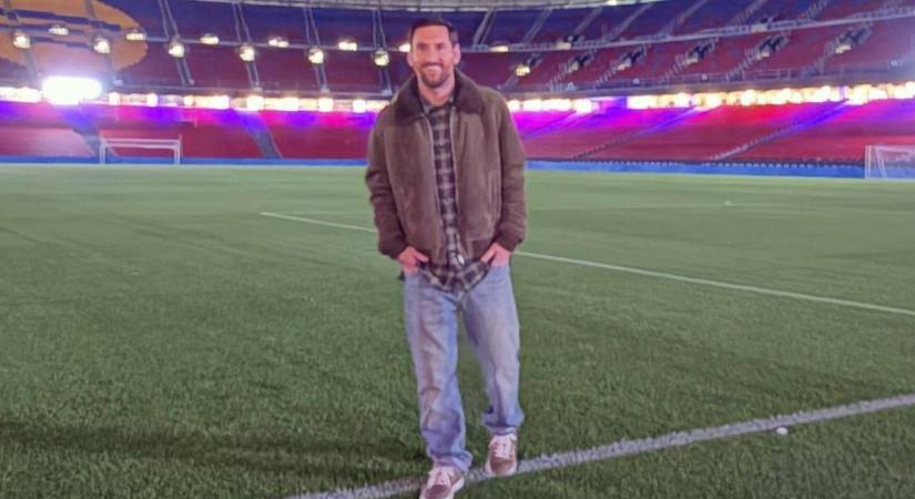 „Remélhetőleg egy nap visszatérhetek” – Lionel Messi titkos látogatást tett a Camp Nouban