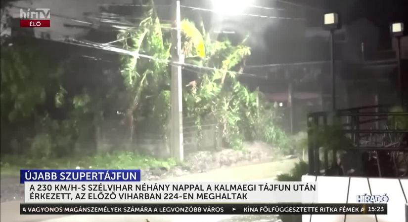 Szupertájfun pusztít a Fülöp-szigeteken  videó