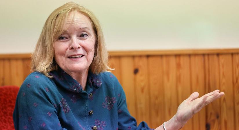 A győri gimnazistáktól kapott vastapsot a művésznő - fotók