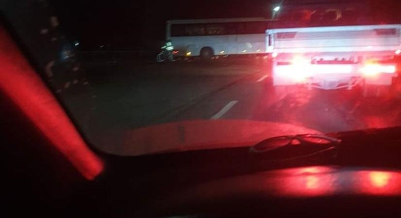 Ilyen van? Kerékpáros ütött el egy buszt Nagyecsednél