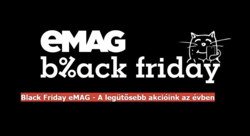 Most pénteken lesz az eMAG Black Friday (2025)