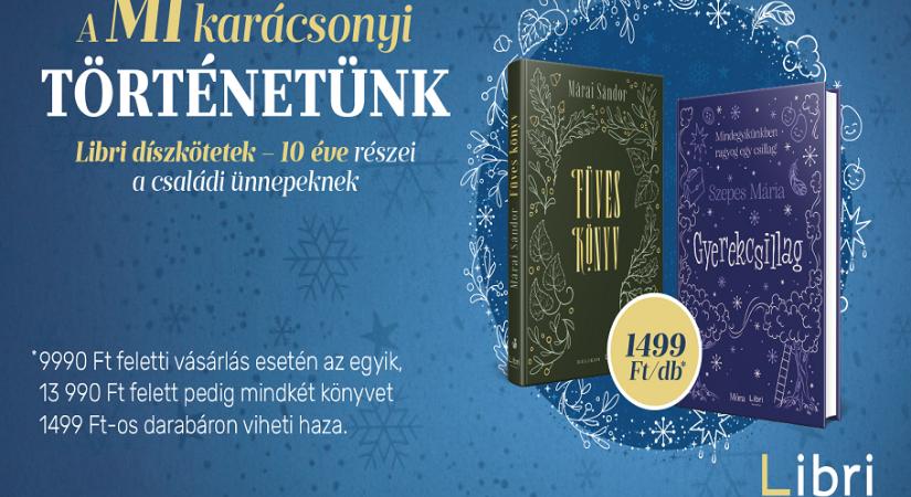 Könyvekkel szebb az ünnep – a Libri idén is díszkötetekkel ünnepli a karácsonyt