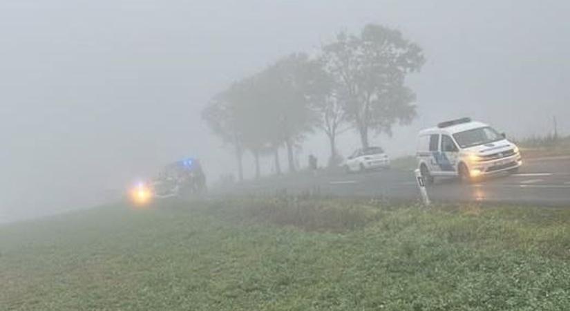 Hármas karambol történt Sitke közelében