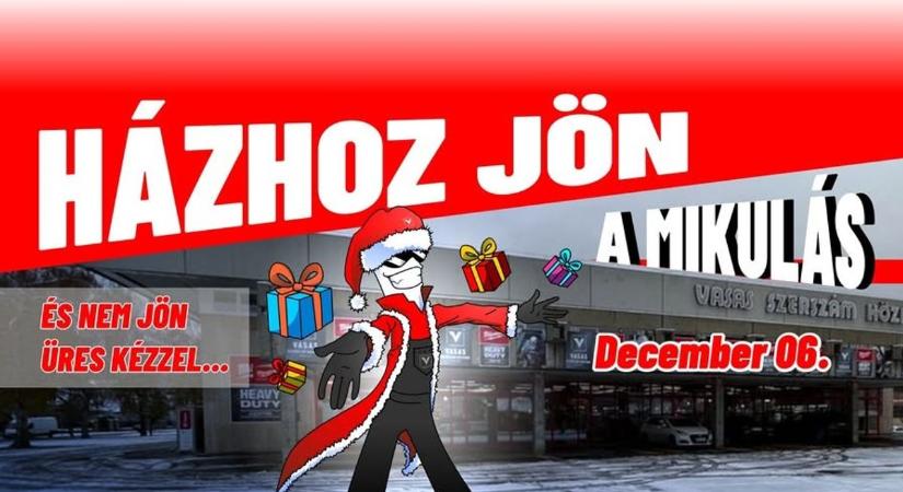 Házhoz jön a Mikulás – Ünnepi hangulat és közösségi élmény a Vasas Szerszám Központban!