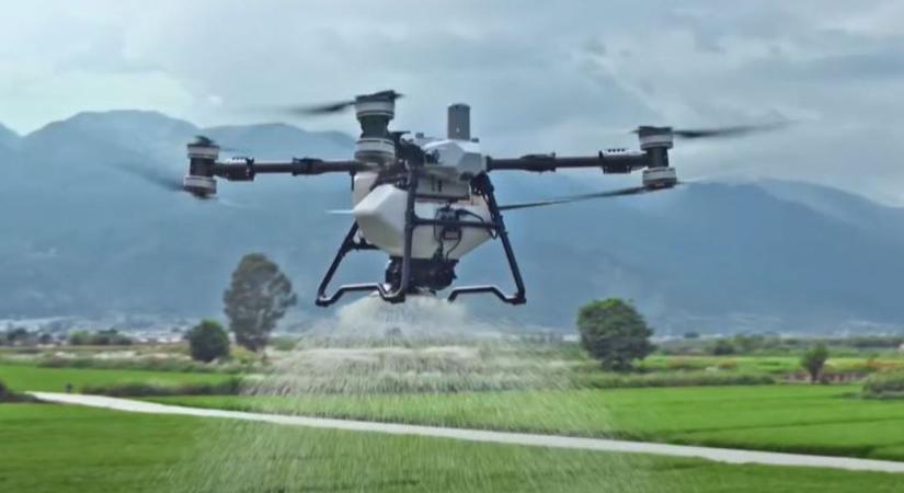 Akár 300 ha/nap az új DJI T100-al!