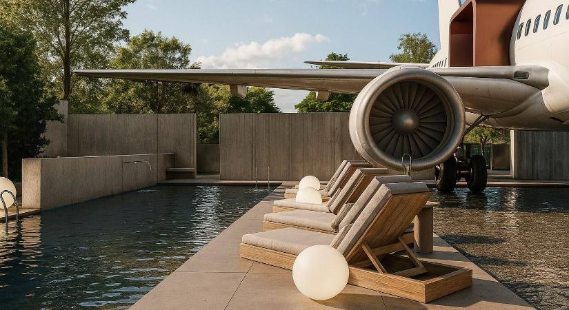 Repülőgépben kialakított szálloda nyílik a Székelyföld közelében