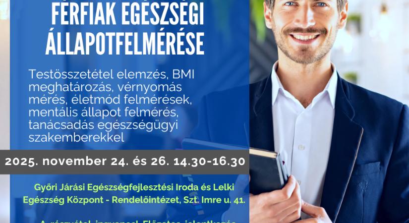 Egészségi állapotfelmérés aktív korú férfiaknak