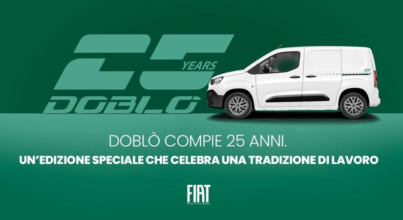 A Fiat Professional Doblò 25 éves lett