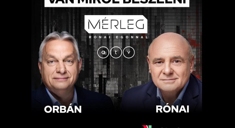 ,,Van miről beszélni”- Orbán Viktor bemegy az ATV-be