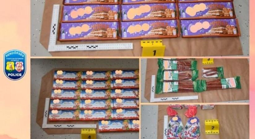 Elkapták a tatabányai boltok rémét, több százezret szedett össze főleg csokikból
