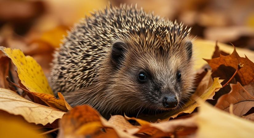 Óvatosan a levélkupacokkal, sünök alhatják bennük a téli álmukat