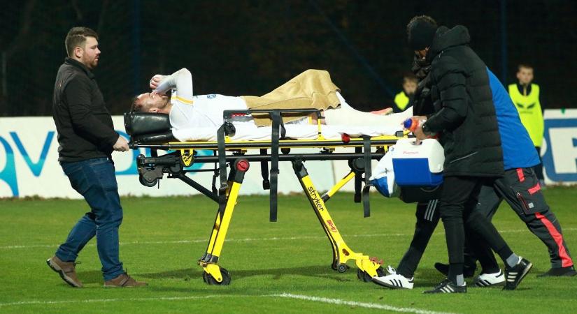 Súlyos sérülést szenvedett a Paksi FC korábbi csatára, vége az idényének