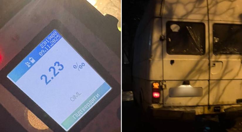 Kárpátalján ittas sofőrt állítottak meg a rendőrök