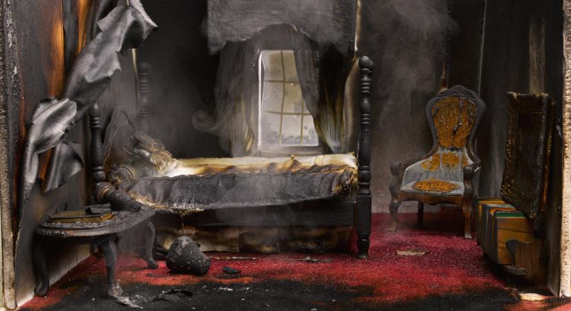 Füstmérgezés végzett egy idős emberrel