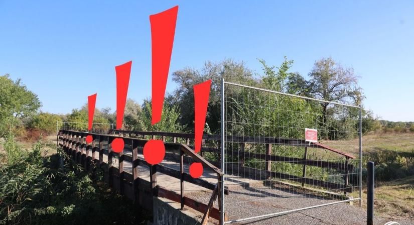 Kiadták a figyelmeztetést, miután szokatlan mozgást tapasztaltak egy lezárt, balesetveszélyes hídon