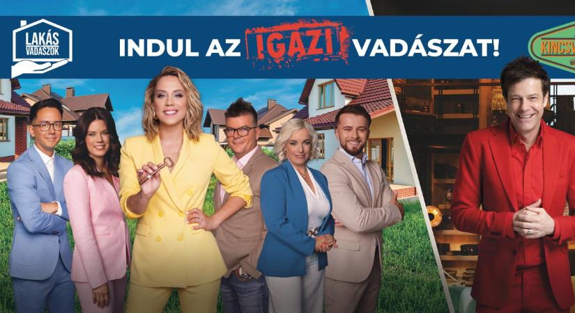 Indul a vadászat, startol a Lakásvadászok, a Kincsvadászok és az Újratervezés