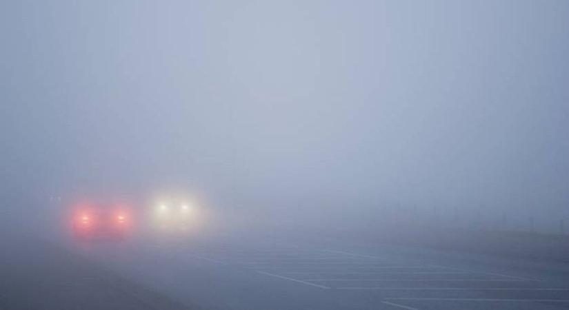 A fél országot beteríti a köd, Tatabányán az orrod hegyéig sem látsz majd el