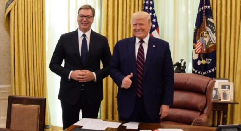 Ponoš: Vučić próbálja megvesztegetni Trumpot, de Amerikának nem kell efféle botrány