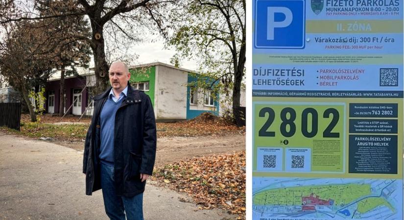 Így lett a tatabányai parkolásból városi káosz – Gál Csaba szerint minden a rossz döntéseken múlt