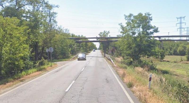 Kamionbaleset Tiszaújvárosnál