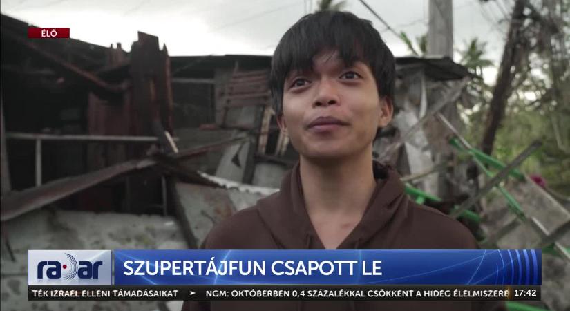 Ismét lecsapott a természet a Fülöp-szigetekre  videó