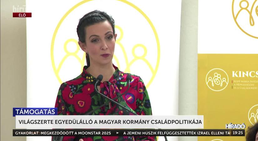 Világszerte egyedülálló a magyar kormány családpolitikája  videó