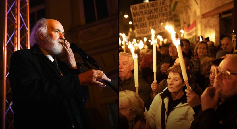 „Ez Orbán Viktor személyes, buta bosszúja” – Iványi Gábor mellett tüntettek a Dankó utcában