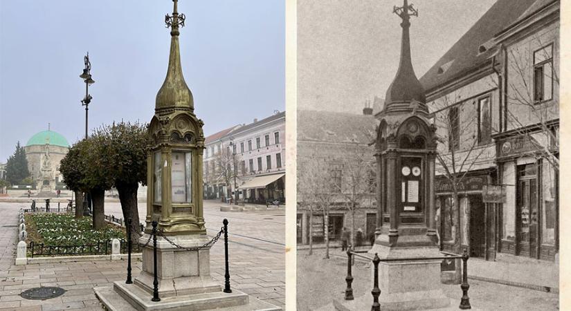Felújítják a Széchenyi tér több mint 100 éves időjárásjelzőjét