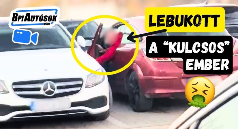 Lebukott! Így bosszulta meg a parkolást. „Kulcsos” ember akcióban…