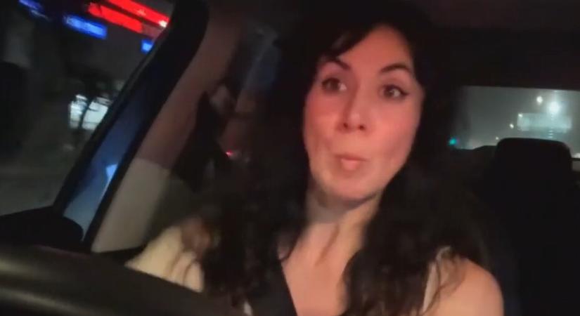 Élőben közvetítette a balesetét, még mosolygott is rajta