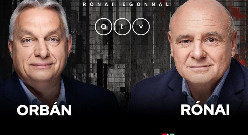 Néhány óra alatt rekordot döntött: már most az Orbán-interjú az ATV történetének legnézettebb műsora