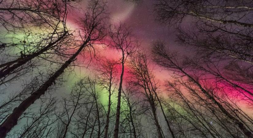 Így nézett ki a sarki fény Magyarország felett: a felhők miatt csak kevés helyen volt látható