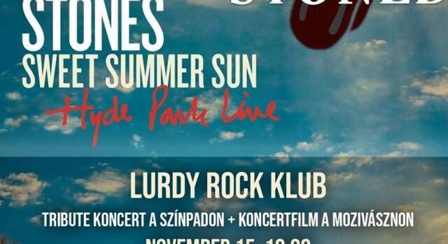 Rolling Stones tribute est élőkoncerttel és koncertfilmmel a Lurdy Moziban