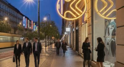 Új arculatot kap a Nagykörút: a régi neonok világát idézi majd