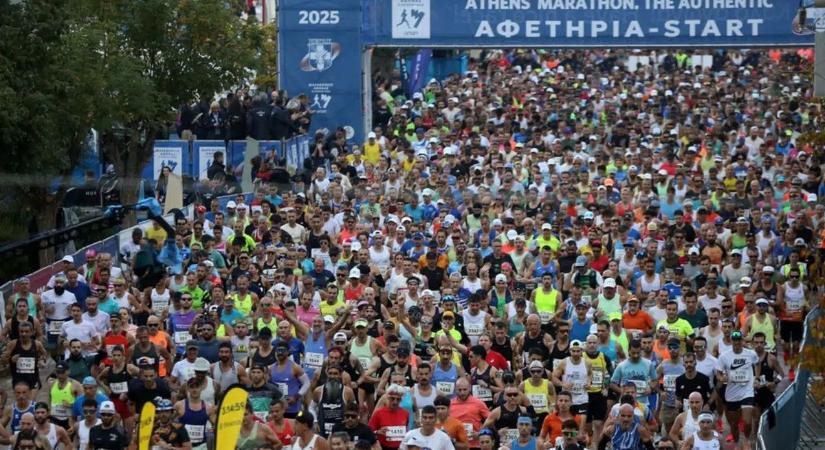Kaposvári testnevelők is rajthoz álltak a hagyományos maratonon Athénban