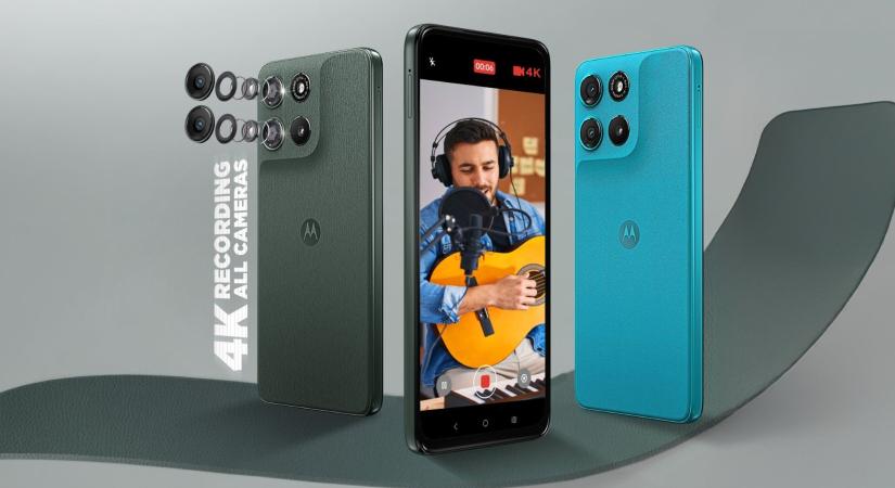 Kövér akkuval, és minden kameránál 4K támogatással jött a Moto G67 Power