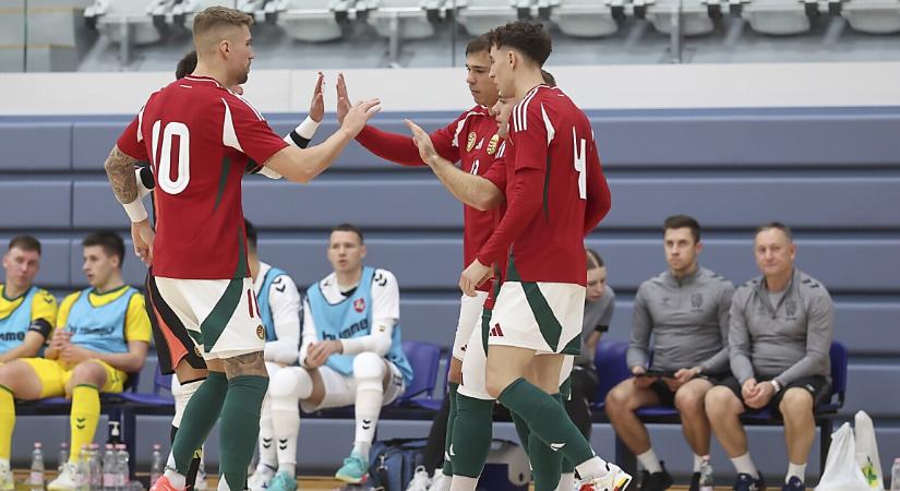 Futsal Eb-felkészülés: a magyar válogatott legyőzte Litvániát