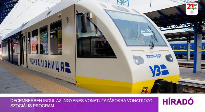 Decemberben indul az ingyenes vonatutazásokra vonatkozó szociális program (videó)