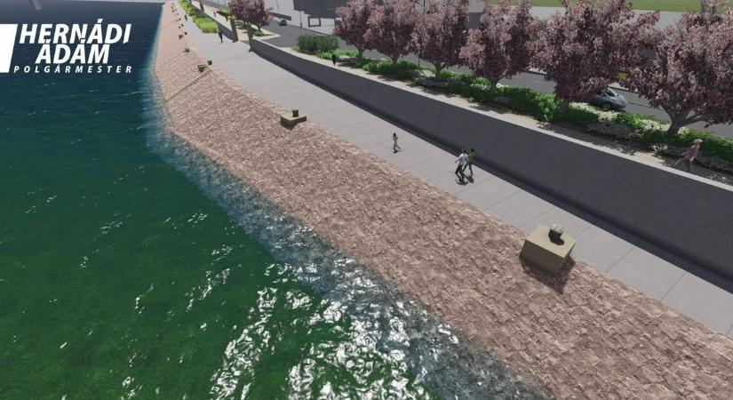 Megújul a Duna-part: új fasorral szépül Esztergom