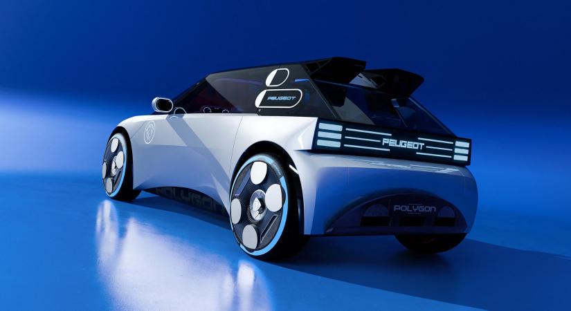 Retro-futurisztikus kisautóval készül a Peugeot: itt a Polygon