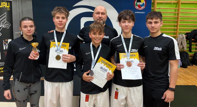 Minden éremből jutott nekik a karate diákolimpián