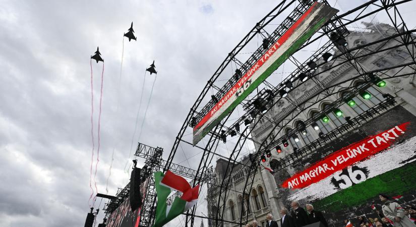 Árulkodó választ küldött a kormány a Kossuth tér felett átrepülő Gripenekről