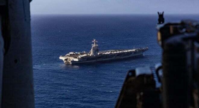 Felvonult Venezuela partjaihoz a világ legnagyobb hadihajója