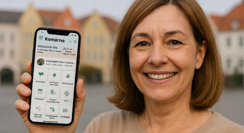 Új városi applikáció segíti a komáromi lakosokat