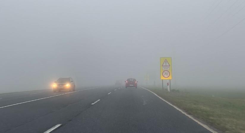 Hatalmas a köd a Bakonyban, legyetek nagyon óvatosak! ( videók)