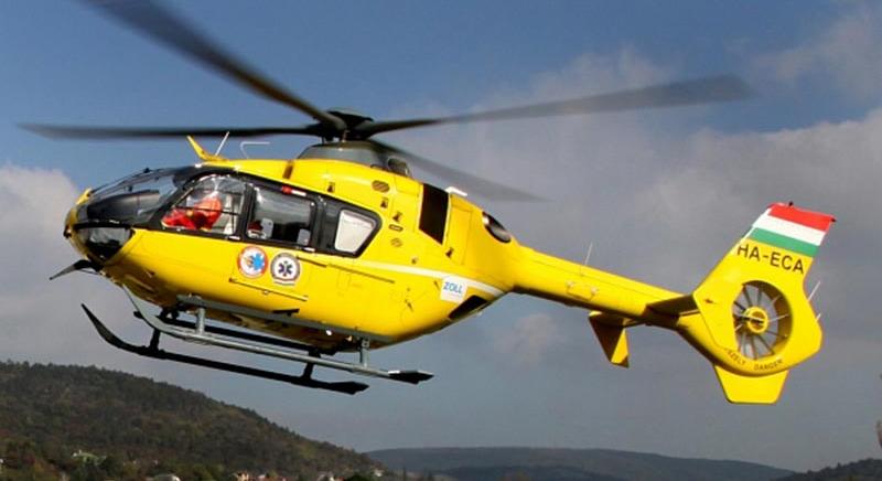 Mentőhelikopter a sztrádán – súlyos baleset történt az M1-es és az M7-es találkozásánál